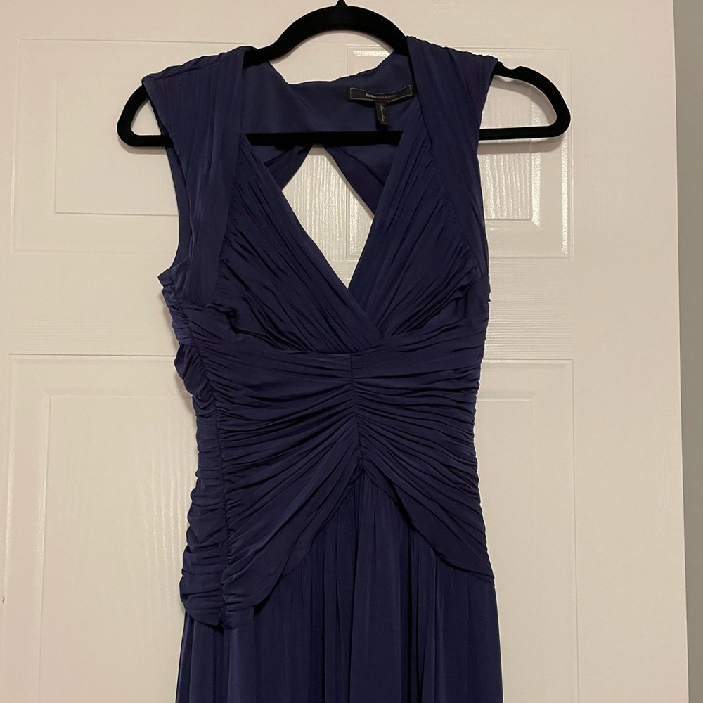 BCBGMaxAzria Navy Maxi Dress